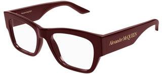 Alexander McQueen AM0436O women Red Squared Eyeglasses