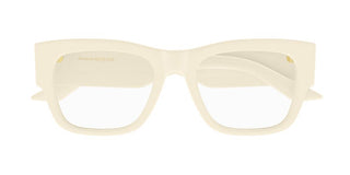 Alexander McQueen AM0436O women Yellow Squared Eyeglasses