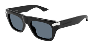 Alexander Mcqueen Am0441s Men Black Squared Sunglasses