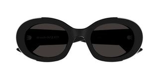 Alexander McQueen AM0445S women Black Round Sunglasses