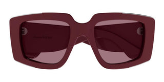 Alexander McQueen AM0446S women Red Geometric Sunglasses