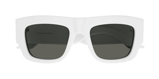 Alexander McQueen AM0449S men White Squared Sunglasses