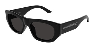 Alexander McQueen AM0450S unisex Black Squared Sunglasses