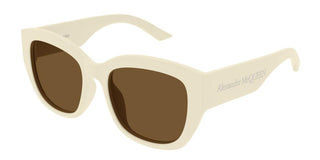 Alexander McQueen AM0451SA women White Butterfly Sunglasses