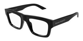 Alexander McQueen AM0452O men Black Squared Eyeglasses