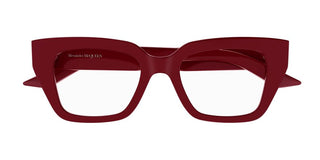 Alexander McQueen AM0453O women Red Cat Eye Eyeglasses