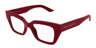 Alexander McQueen AM0453O women Red Cat Eye Eyeglasses