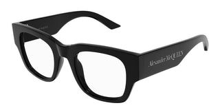 Alexander McQueen AM0455O women Black Squared Eyeglasses