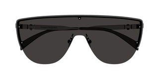 Alexander McQueen AM0457S men Ruthenium Shield Sunglasses