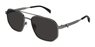 Alexander McQueen AM0458S men Ruthenium Pilot Sunglasses