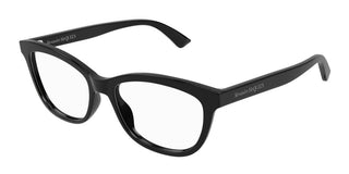 Alexander McQueen AM0461O women Black Squared Eyeglasses