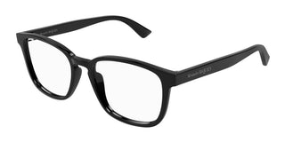 Alexander McQueen AM0462O men Black Squared Eyeglasses