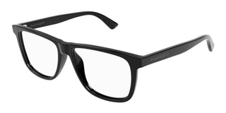 Alexander McQueen AM0463O men Black Squared Eyeglasses