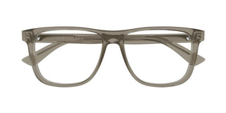 Alexander McQueen AM0463O men Brown Squared Eyeglasses