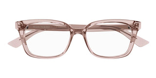 Alexander McQueen AM0464O women Pink Squared Eyeglasses