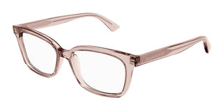 Alexander McQueen AM0464O women Pink Squared Eyeglasses