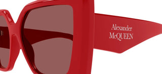 Alexander McQueen AM0467S women Red Butterfly Sunglasses