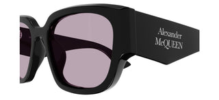 Alexander McQueen AM0468S women Black Squared Sunglasses