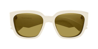 Alexander Mcqueen Am0468s Women White Squared Sunglasses