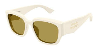 Alexander Mcqueen Am0468s Women White Squared Sunglasses