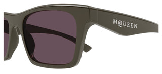 Alexander McQueen AM0472S men Brown Squared Sunglasses