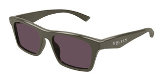 Alexander McQueen AM0472S men Brown Squared Sunglasses