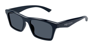 Alexander McQueen AM0472S men Blue Squared Sunglasses