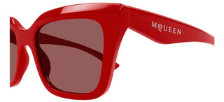 Alexander McQueen AM0473S women Red Squared Sunglasses