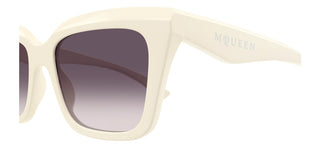 Alexander McQueen AM0473S women White Squared Sunglasses