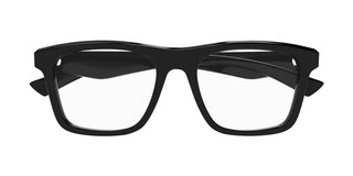 Alexander McQueen AM0475O unisex Black Squared Eyeglasses