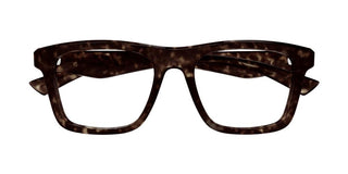 Alexander McQueen AM0475O unisex Havana Squared Eyeglasses