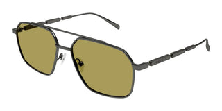 Alexander Mcqueen Am0477s Men Ruthenium Pilot Sunglasses