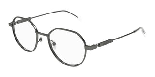 Alexander McQueen AM0479O unisex Black Round Eyeglasses