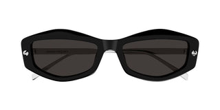 Alexander McQueen AM0482S women Black Squared Sunglasses