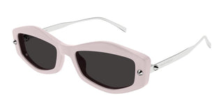 Alexander Mcqueen Am0482s Women Pink Squared Sunglasses