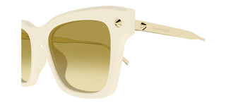 Alexander Mcqueen Am0483s Women White Squared Sunglasses