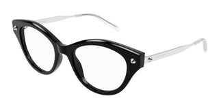 Alexander McQueen AM0485O women Black Squared Eyeglasses