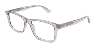 Alexander McQueen AM0486O men Grey Squared Eyeglasses