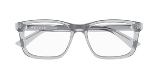 Alexander McQueen AM0486O men Blue Squared Eyeglasses