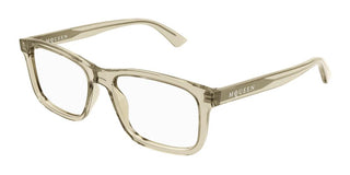 Alexander McQueen AM0486O men Yellow Squared Eyeglasses