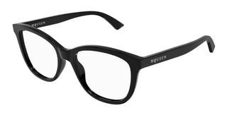 Alexander McQueen AM0487O women Black Squared Eyeglasses