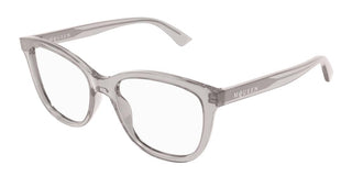 Alexander McQueen AM0487O women Transparent Squared Eyeglasses