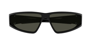 Alexander McQueen AM0490S unisex Black Geometric Sunglasses