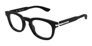 Alexander McQueen AM0498O men Black Round Eyeglasses