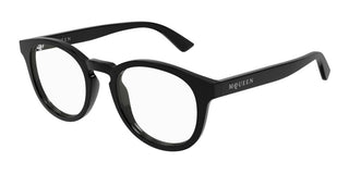 Alexander McQueen AM0514O unisex Black Round Eyeglasses