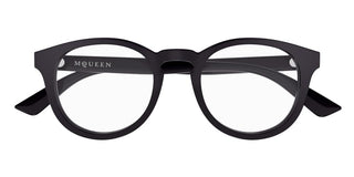 Alexander McQueen AM0514O unisex Violet Round Eyeglasses