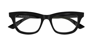 Alexander McQueen AM0515O women Black Cat Eye Eyeglasses