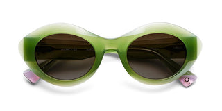 Etnia Barcelona AMPAT unisex Green Oval Sunglasses