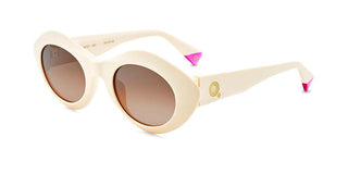 Etnia Barcelona AMPAT unisex White Oval Sunglasses