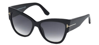 Tom Ford ANOUSHKA FT 0371 women Black Oversize Sunglasses